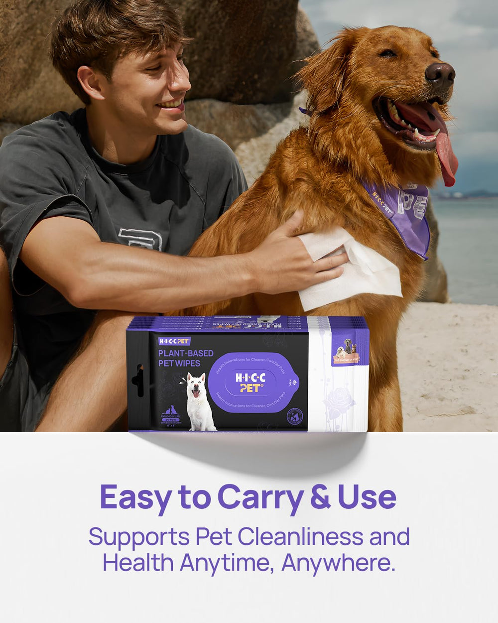 HICC PET para casa y viaje, limpieza conveniente