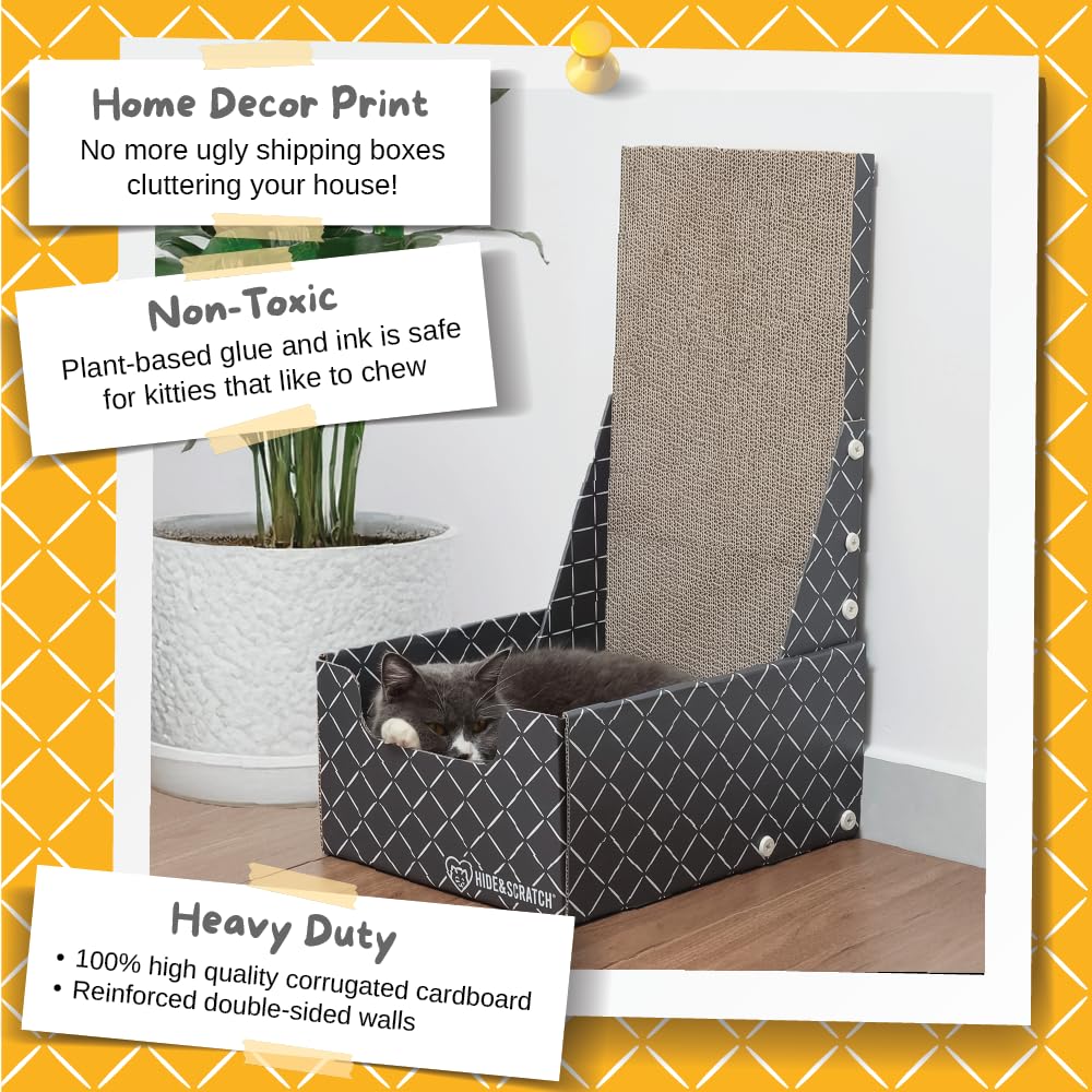Hide & Scratch: refugio acogedor que protege muebles y ofrece descanso