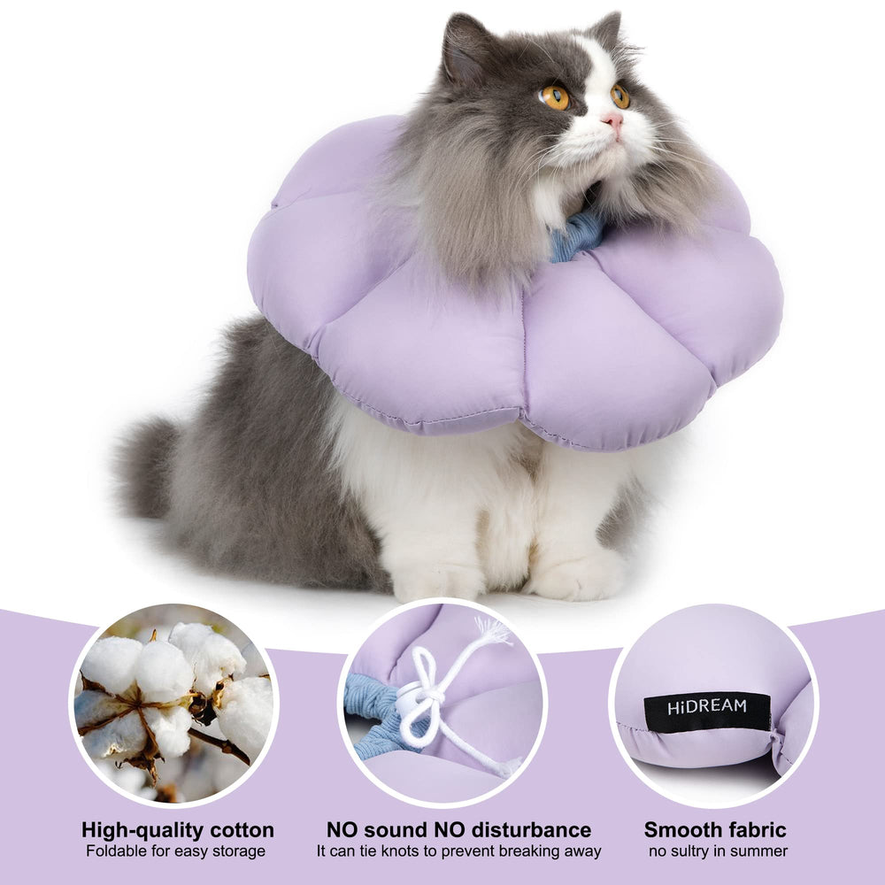 hidream collar cono gato recuperacion amplia evita lamer la zona