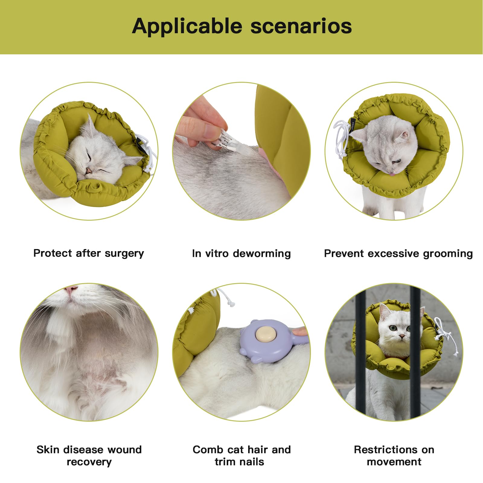 Cono Hidream duradero y suave para uso diario con gatos pequeños.