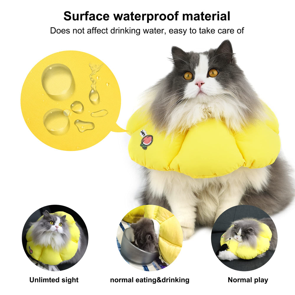 HiDREAM collar cono para gato con ajuste elástico, seguridad garantizada.