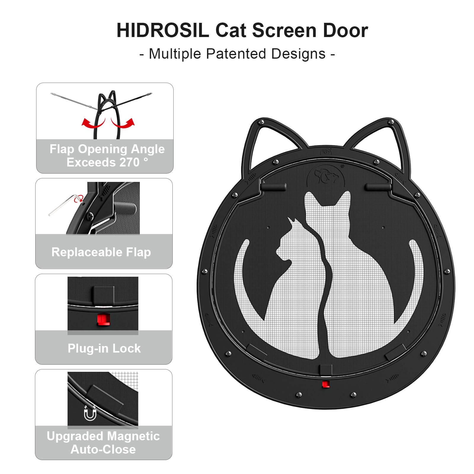 HIDROSIL instalacion puerta gato mosquitera proceso simple y rapido