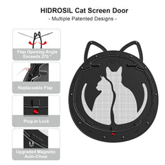 HIDROSIL instalacion puerta gato mosquitera proceso simple y rapido