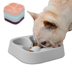 Hifrenchies tazón lento trébol de cuatro hojas, para comer más despacio y disfrutar la comida