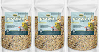Higgins Alimento proteico para huevos, paquete de 3 unidades de 1,1 libras para aves.