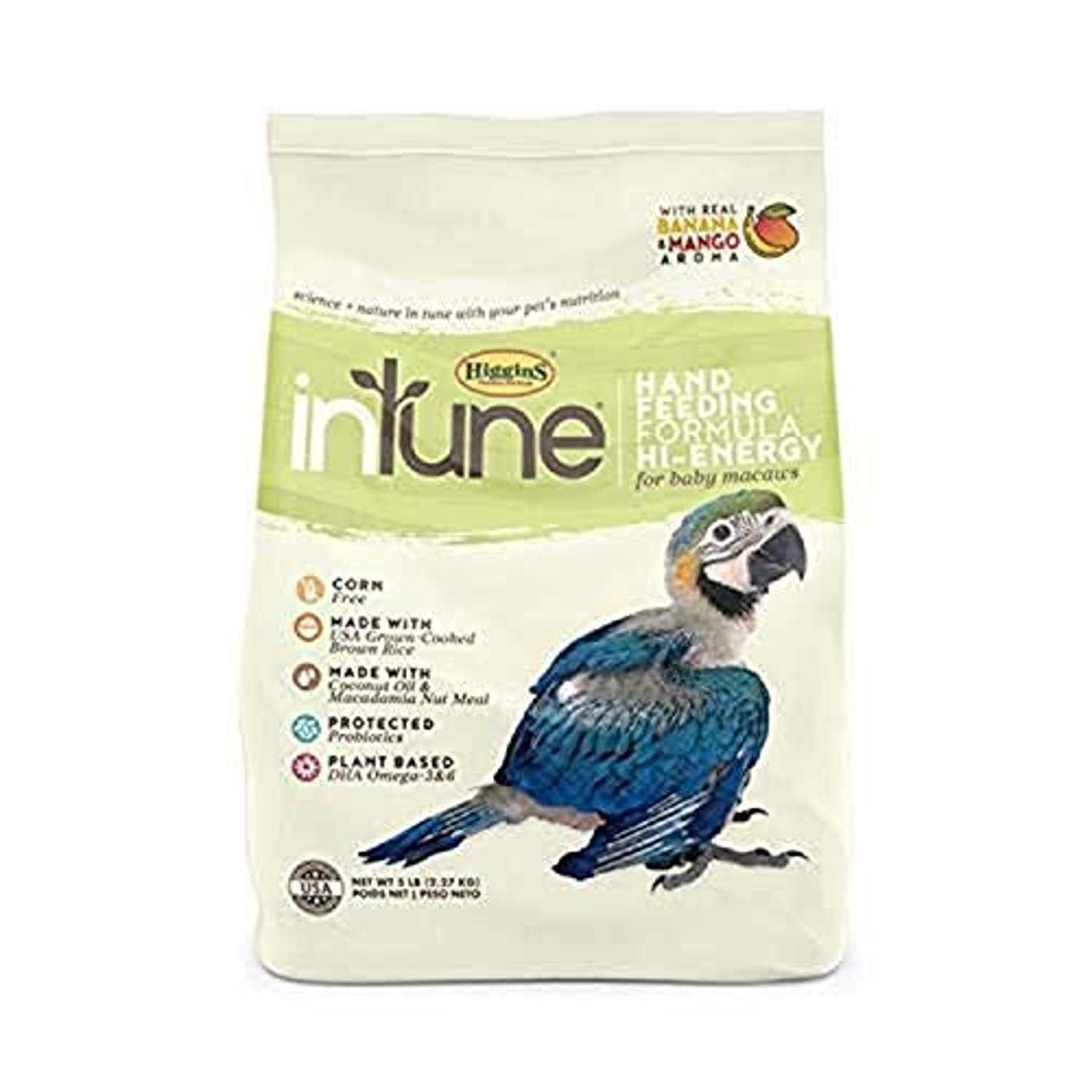 Higgins Intune, alimento de mano de alta energía para uso diario de mascotas.
