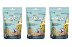Higgins Protein Egg Food empaque-tres-paquetes-5-onzas para aves, nutrición equilibrada.