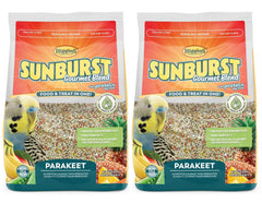 Higgins Sunburst Gourmet Blend para periquitos, envase de 2 libras, nutrición equilibrada