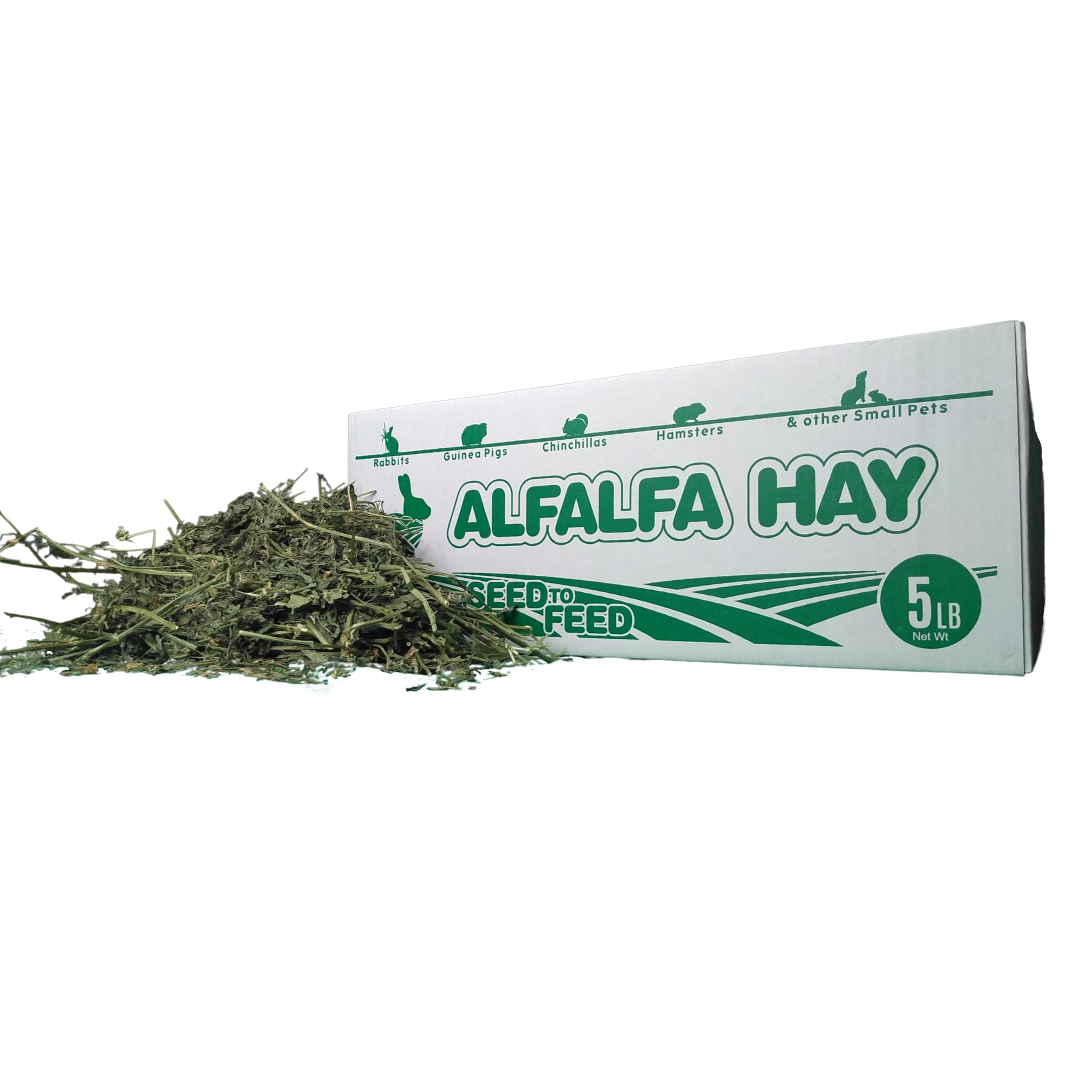 High Desert Heno de Alfalfa, hojas suaves para mordisqueo diario de conejos.