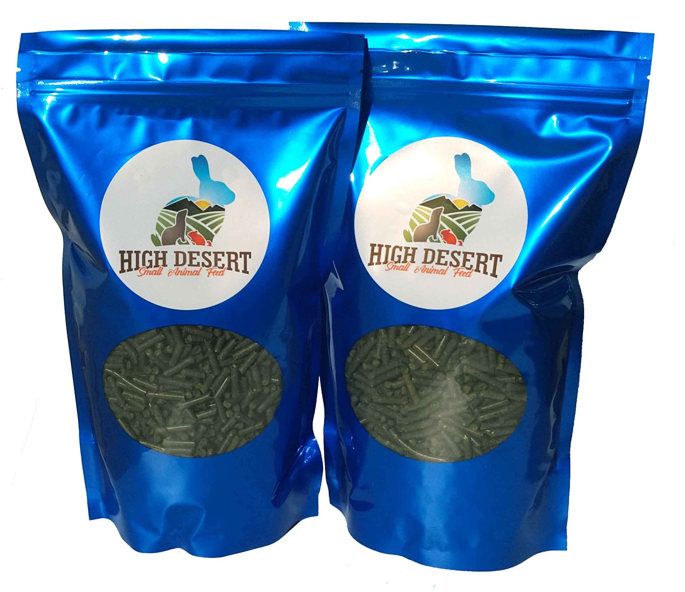 Textura uniforme de pellets High Desert Timothy para consumo regular de mascotas