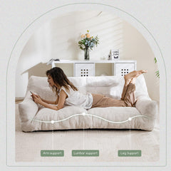 Bolster acolchado de HIGOGOGO para múltiples posiciones de descanso.