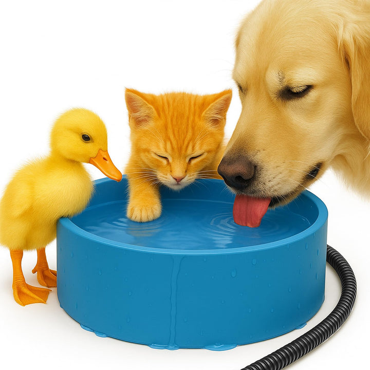 Tazón Higoro con calefacción para perros y gatos; mantiene el agua templada para beber.