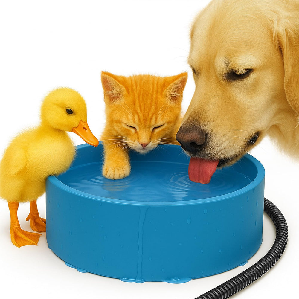 Tazón Higoro con calefacción para perros y gatos; mantiene el agua templada para beber.