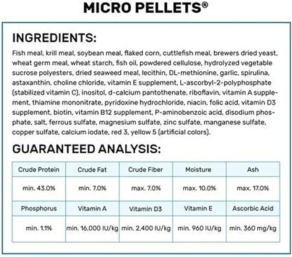 Alimento para uso diario en acuarios con dosificación sencilla.