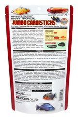 Hikari Carnisticks Jumbo Tropical libre de parásitos para acuarios.