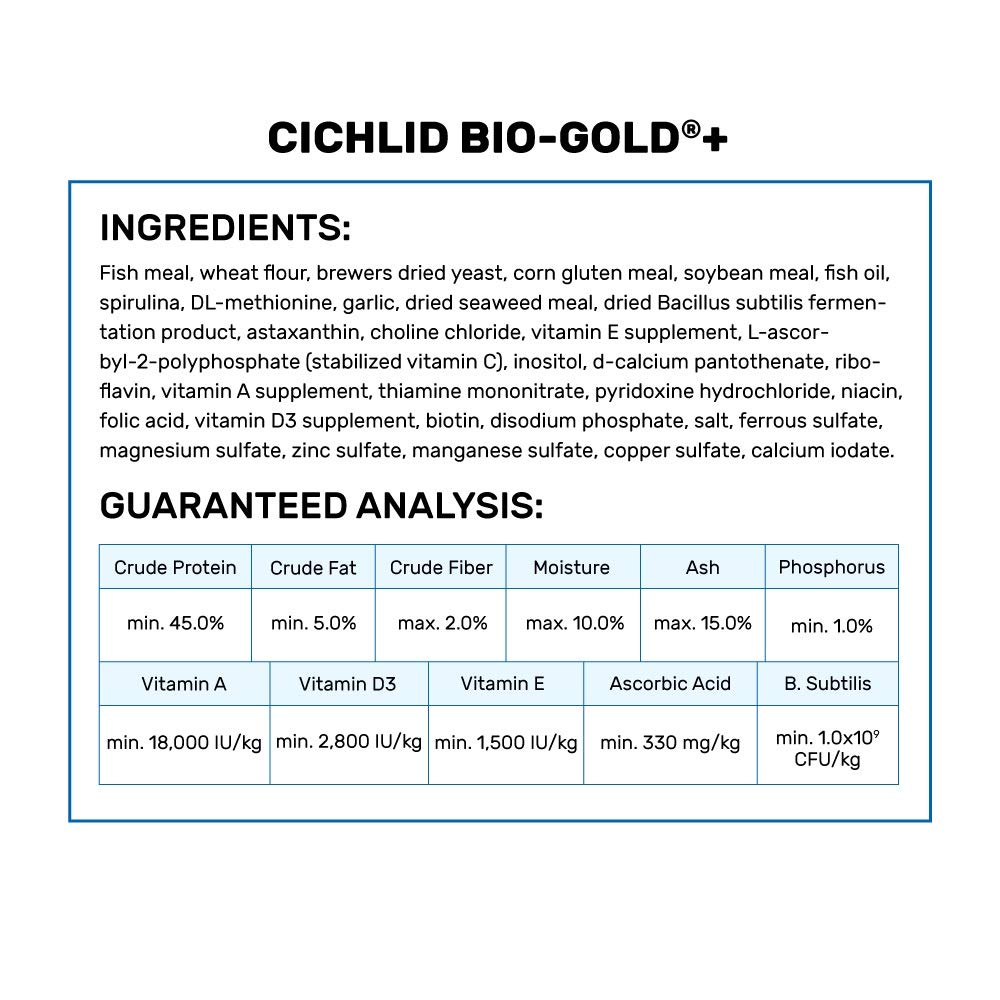 Hikari Cíclidos Bio-Gold: gránulos flotantes con textura para una alimentación eficiente.