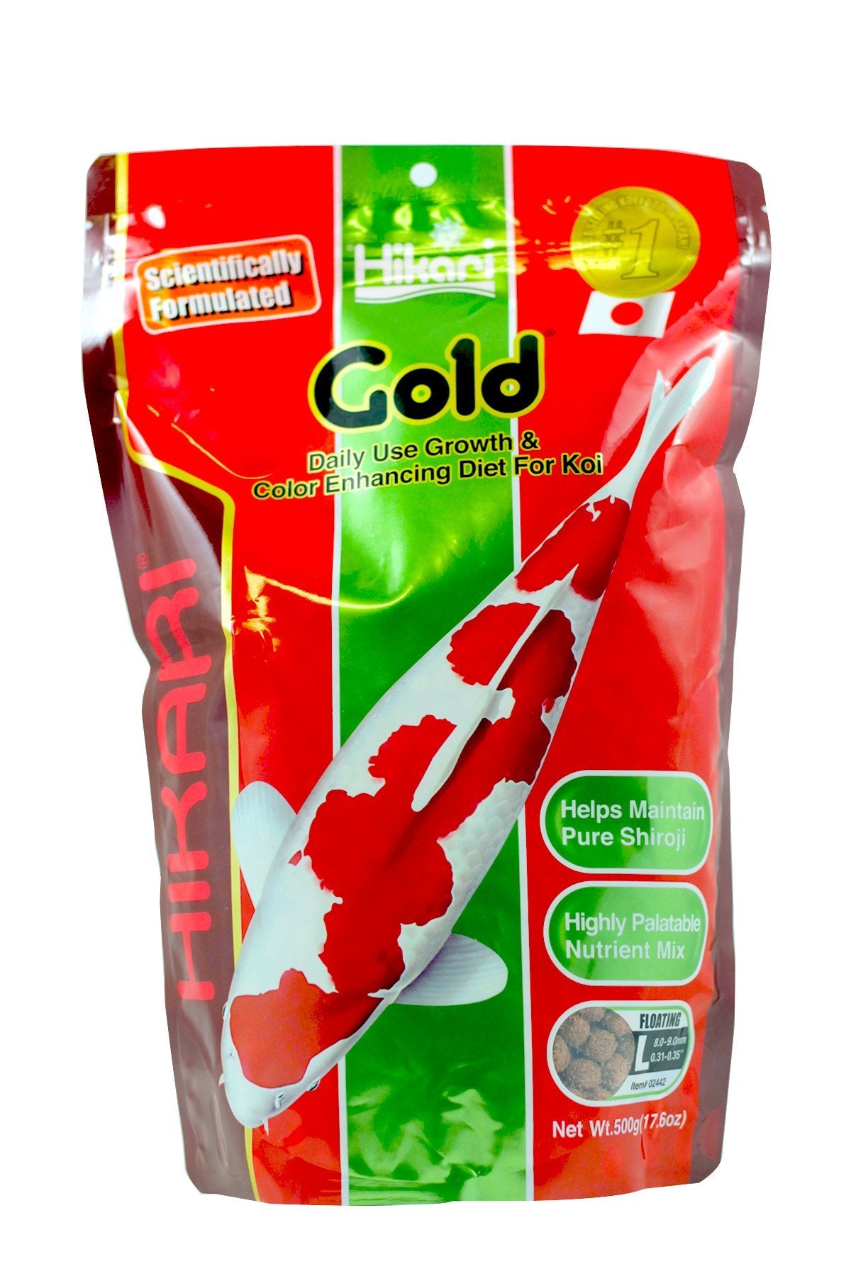 Hikari Gold empaque grande, ideal para almacenamiento práctico y uso frecuente
