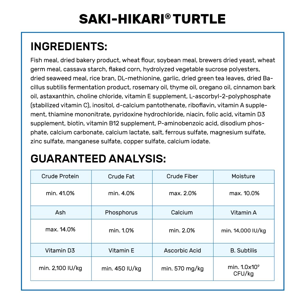 Hikari Saki-Turtle Sticks uso fácil para rutinas diarias.