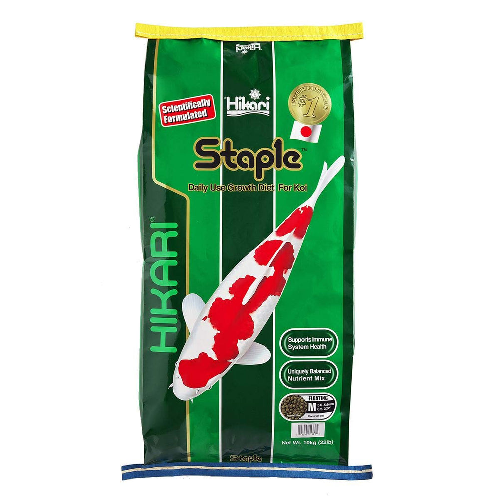Hikari Staple granulado diario para koi, apoyo nutricional para el estanque