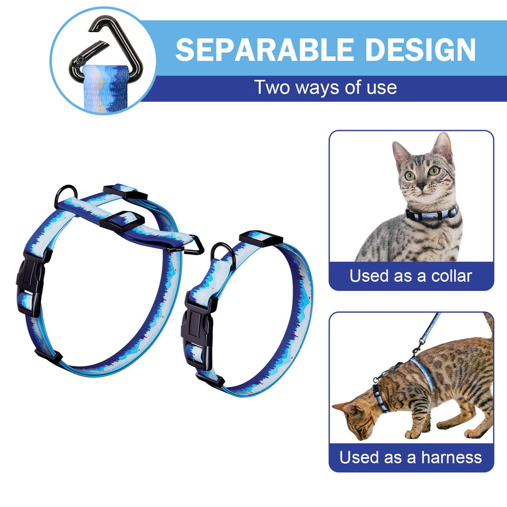 Diseño 3 en 1 de Hikiko para usar como arnés o collar.