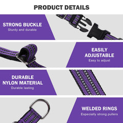 Hikiko collar martingale de nylon duradero para perros activos.