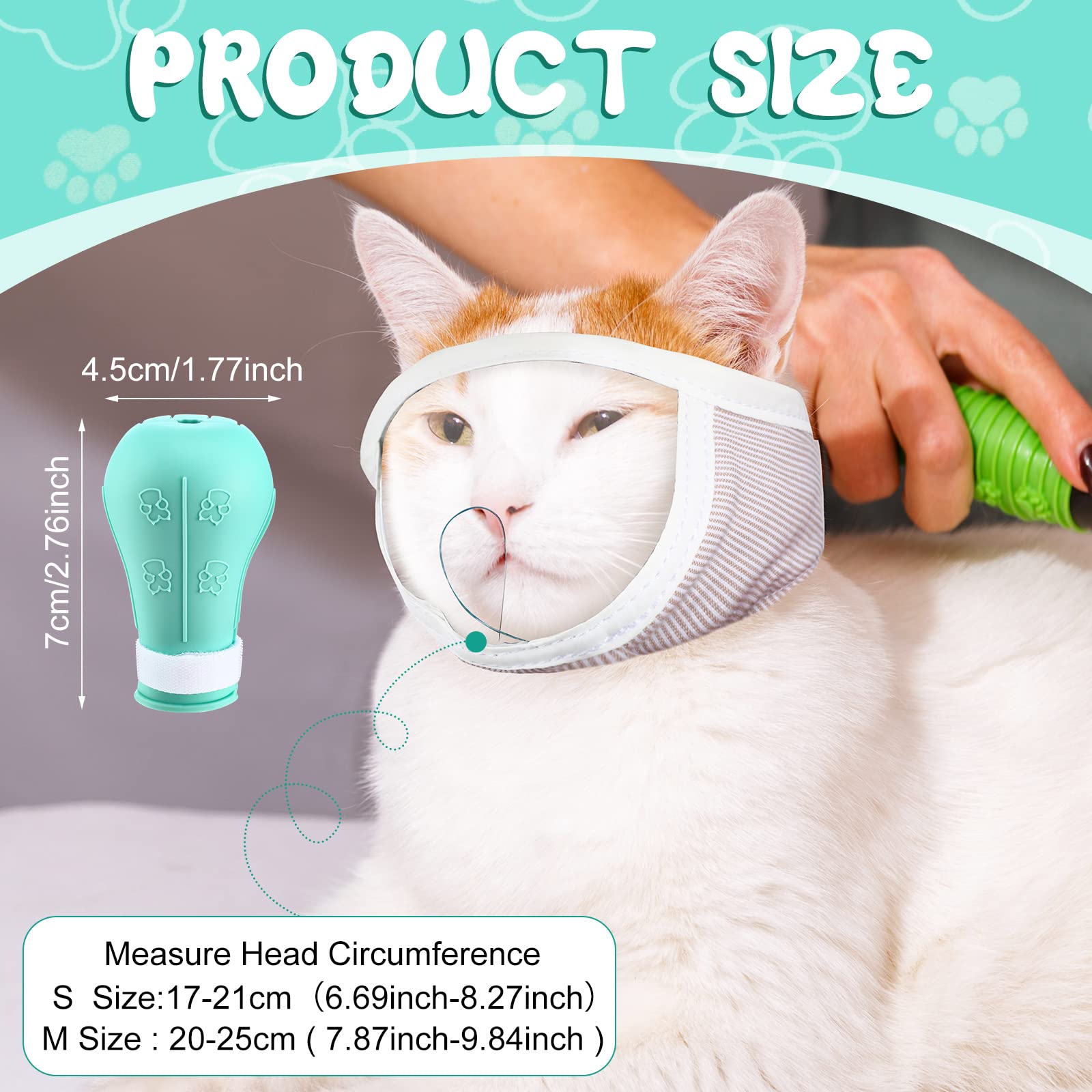 Hillban botas de silicona para gato, antiarañazos durante el baño