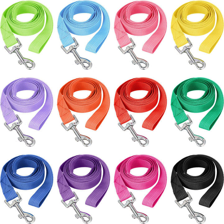 Hillban correa de entrenamiento para perros, 5 pies, 12 colores brillantes.