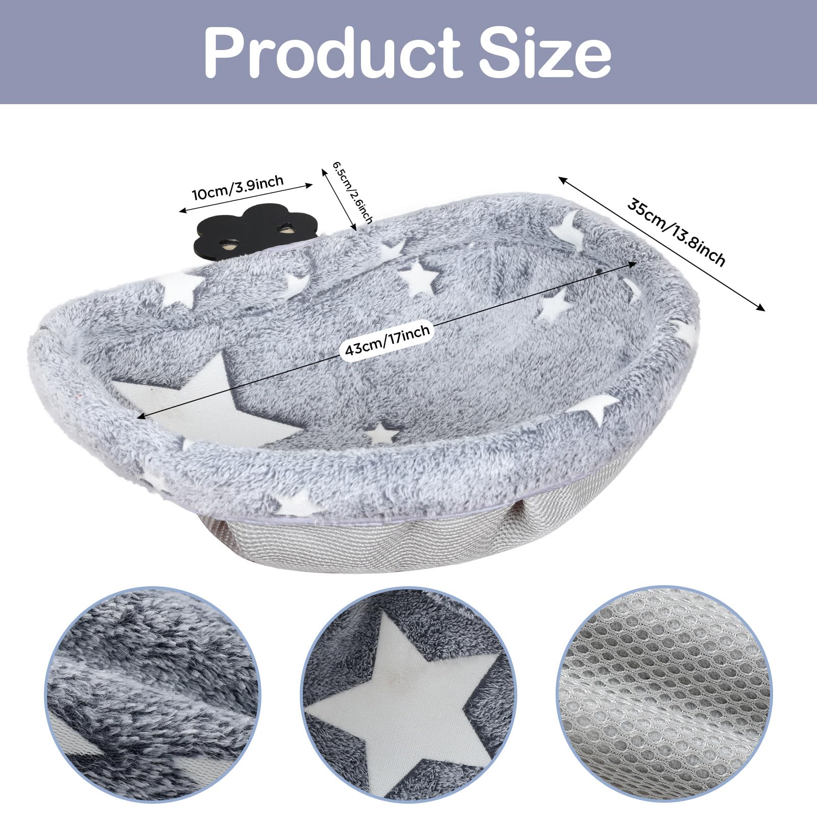 Himake cama con soporte fuerte de 50 libras para seguridad y confort.
