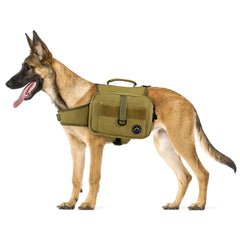 Himal Outdoors mochila para perro grande con bolsillos laterales para agua y comida