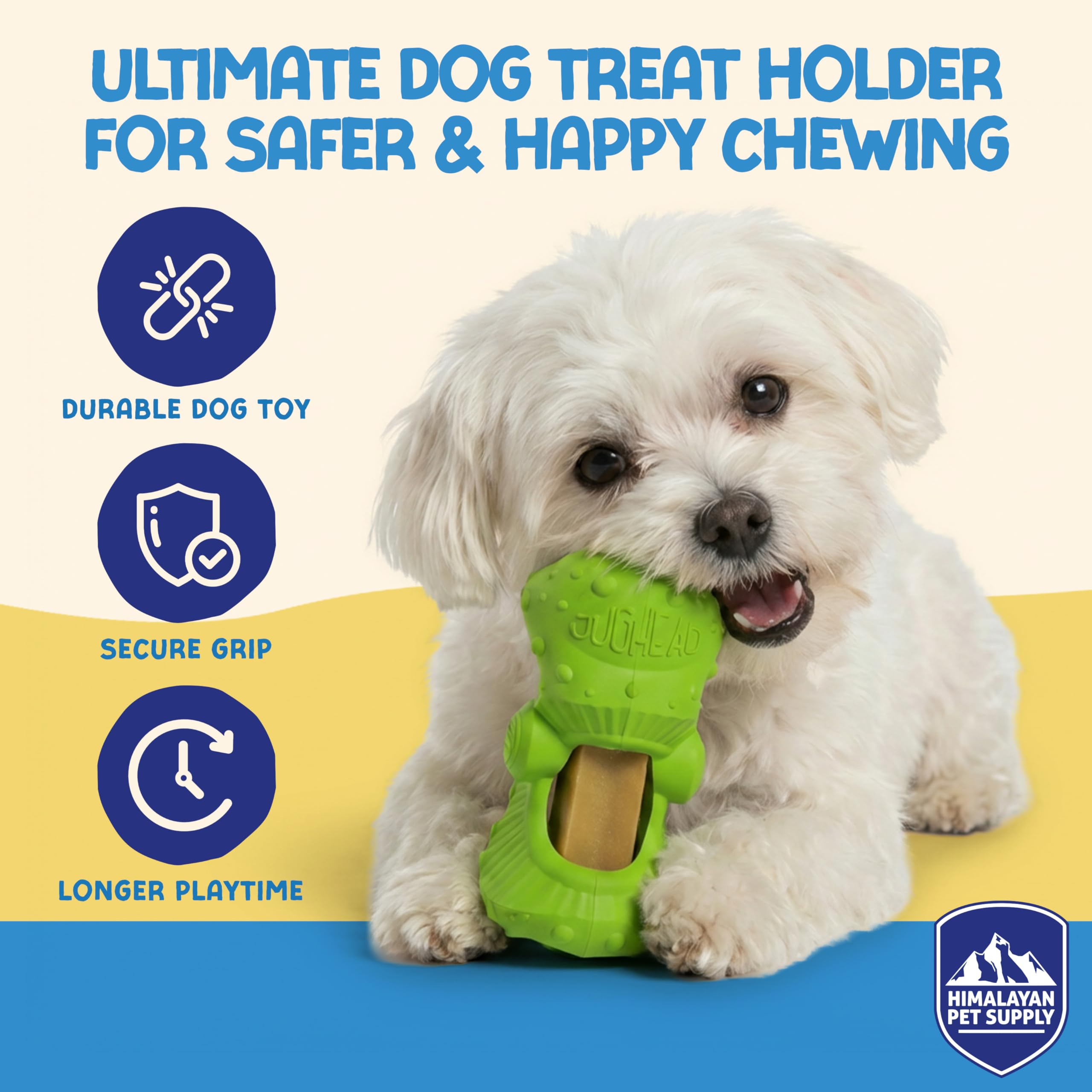 Himalayan Dog Chew Jughead Classic Inserto: combinación perfecta para premiar masticables