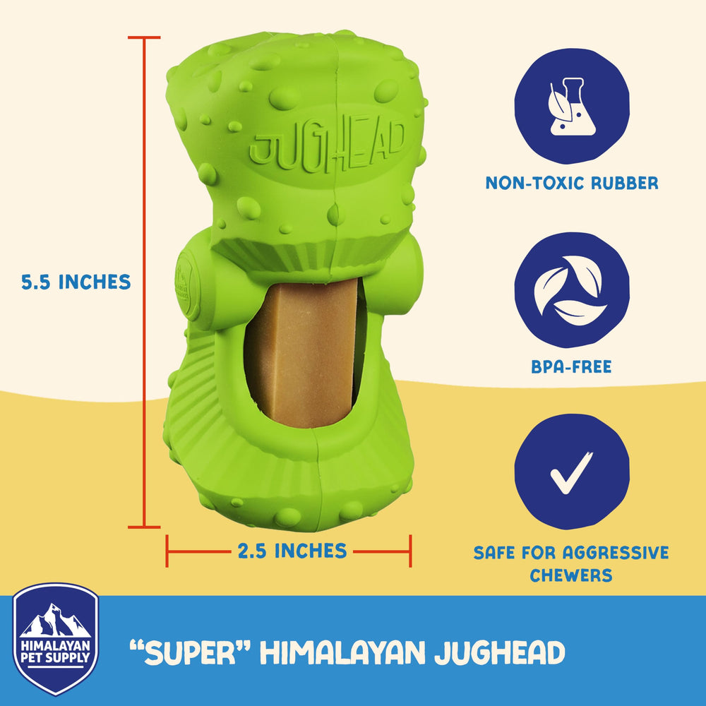 Himalayan Dog Chew Jughead Durabilidad Lavable: resistente y apto para lavavajillas