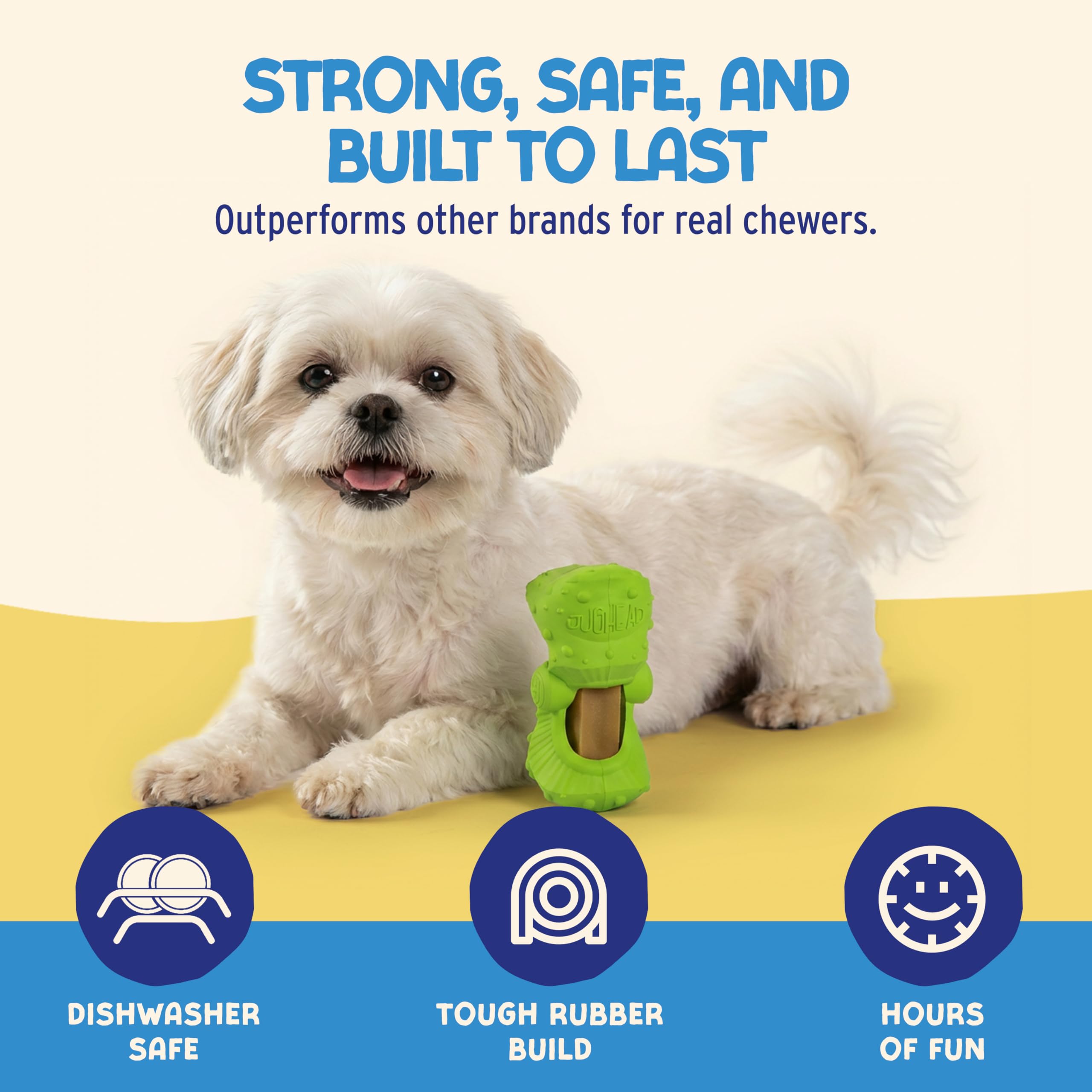 Himalayan Dog Chew Jughead Para Perros Grandes: adecuado para masticadores de mayor tamaño