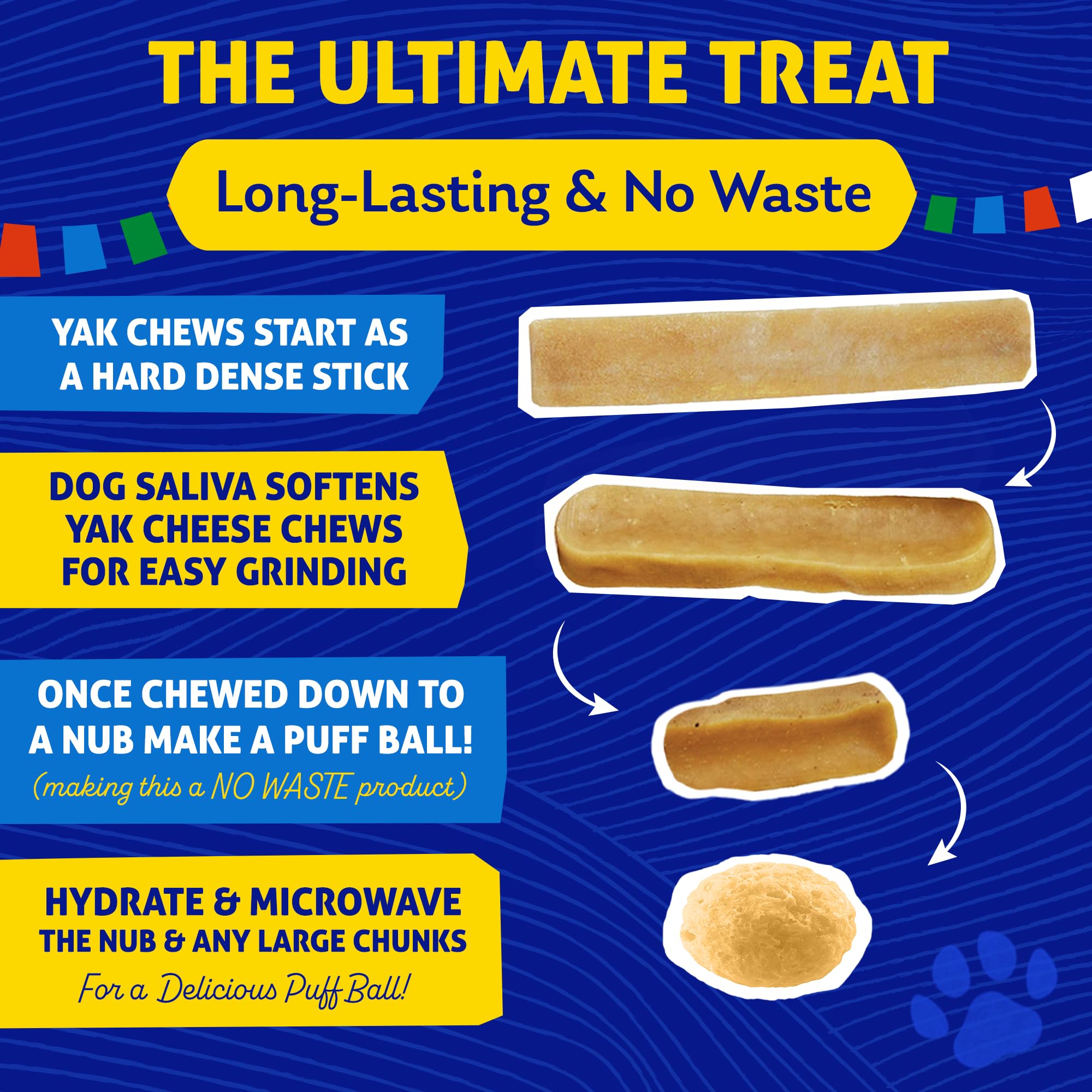 Himalayan Dog Chew para perros hasta 65 libras