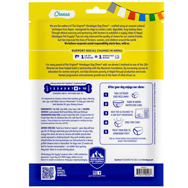 Himalayan Dog Chew sabor original de queso