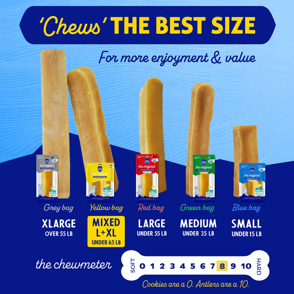 Himalayan Dog Chew libre de lactosa para estómagos sensibles