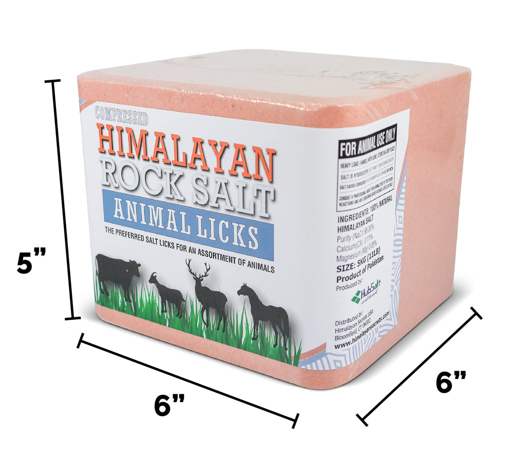 Bloque sal para ganadería Himalayan Secrets adecuado para varias especies