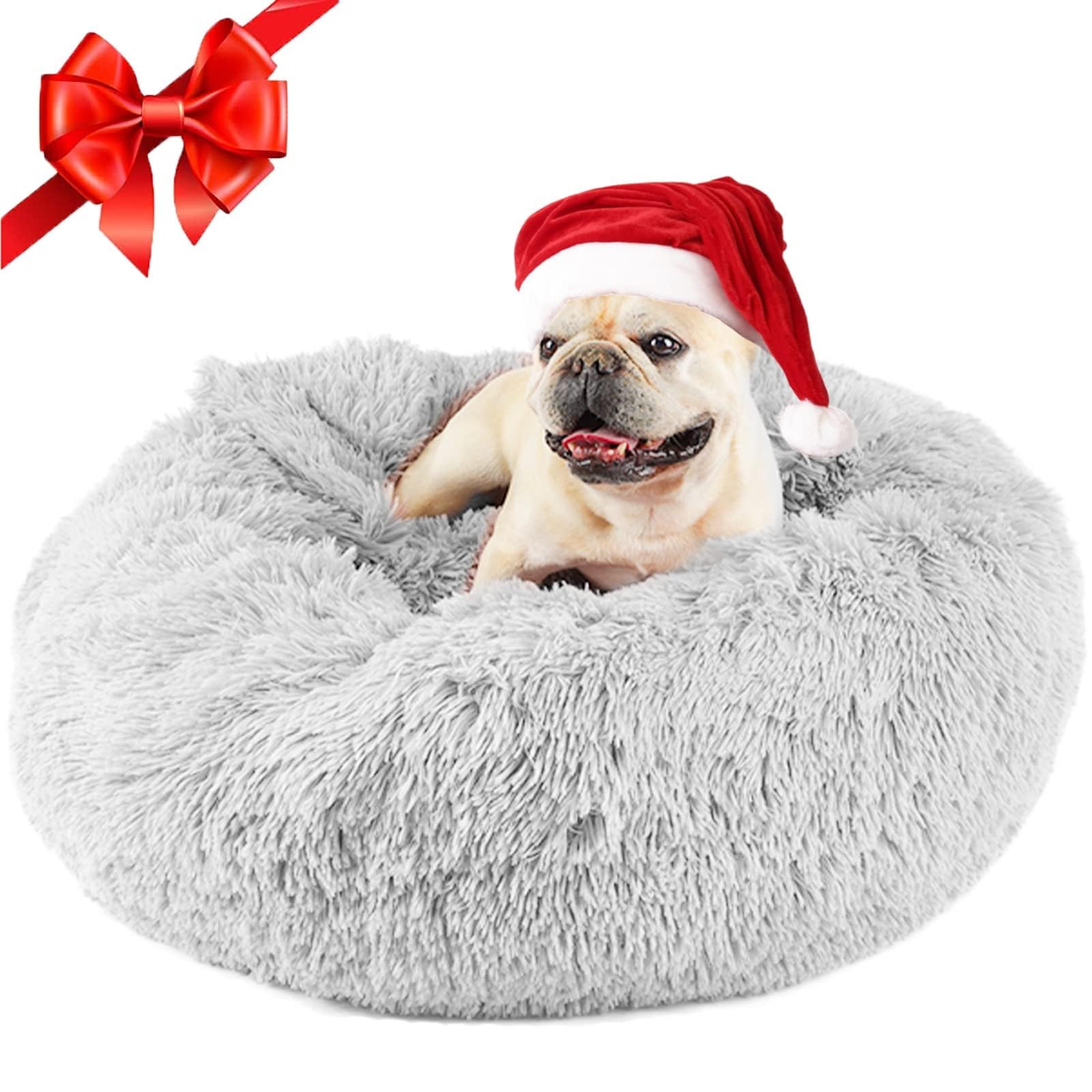 Cama Himax donut con manta adjunta 20pulgadas, refugio cálido para dormir