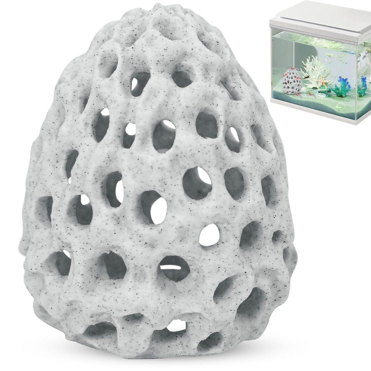 HINGTAI cueva para gamba blanca: refugio seguro y cómodo para gambas.