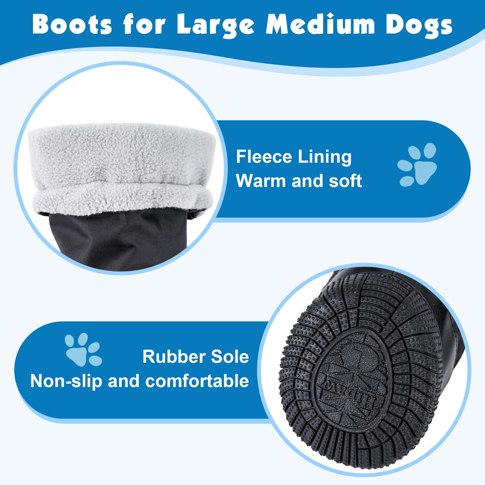 Botas Hipaw correas y reflectantes para visibilidad nocturna