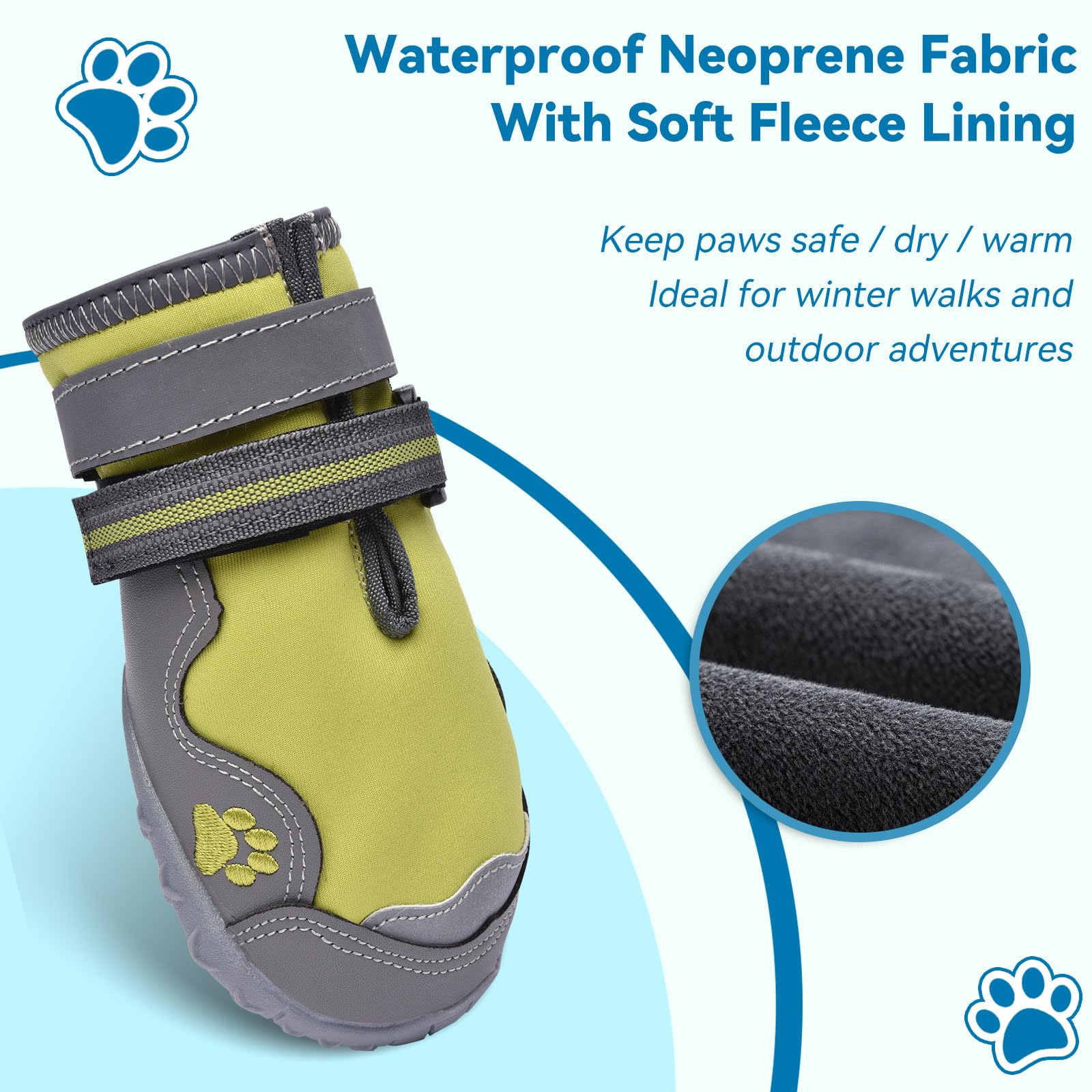Hipaw botas impermeables mantienen las patas secas bajo lluvia