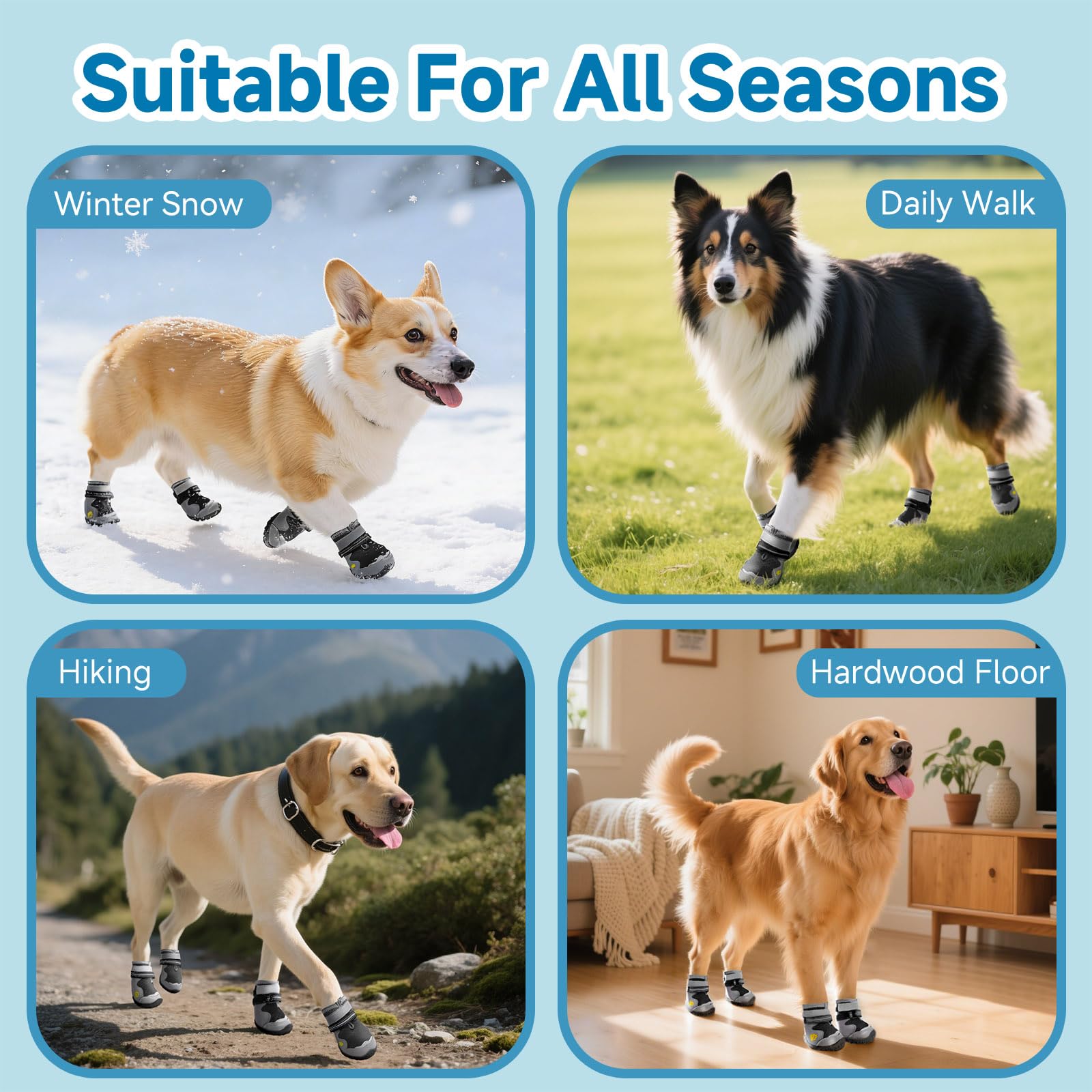 Hipaw botas ligeras ideales para paseos de invierno.