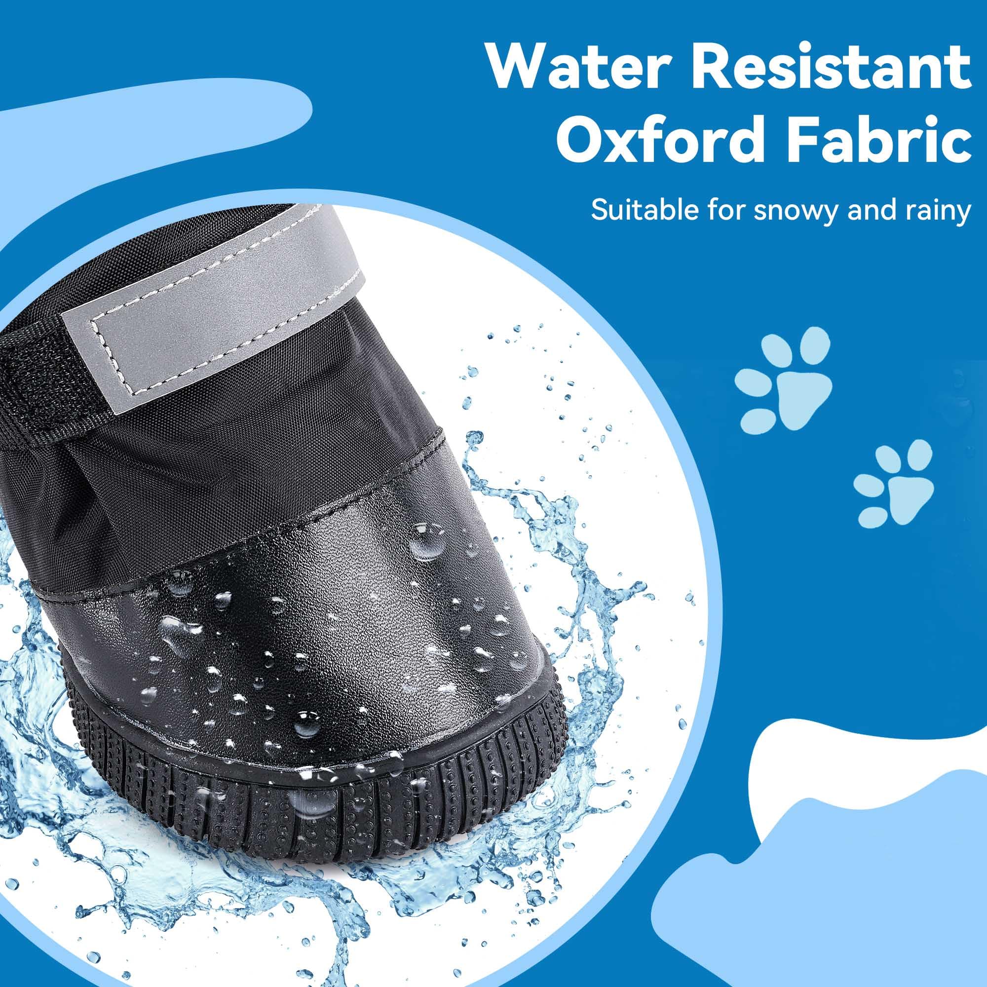 Hipaw botas para perro con puño extendido, cobertura extra alrededor del tobillo