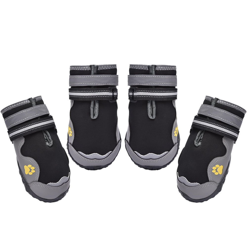 Hipaw conjunto de 4 botas protege las patas al aire libre.