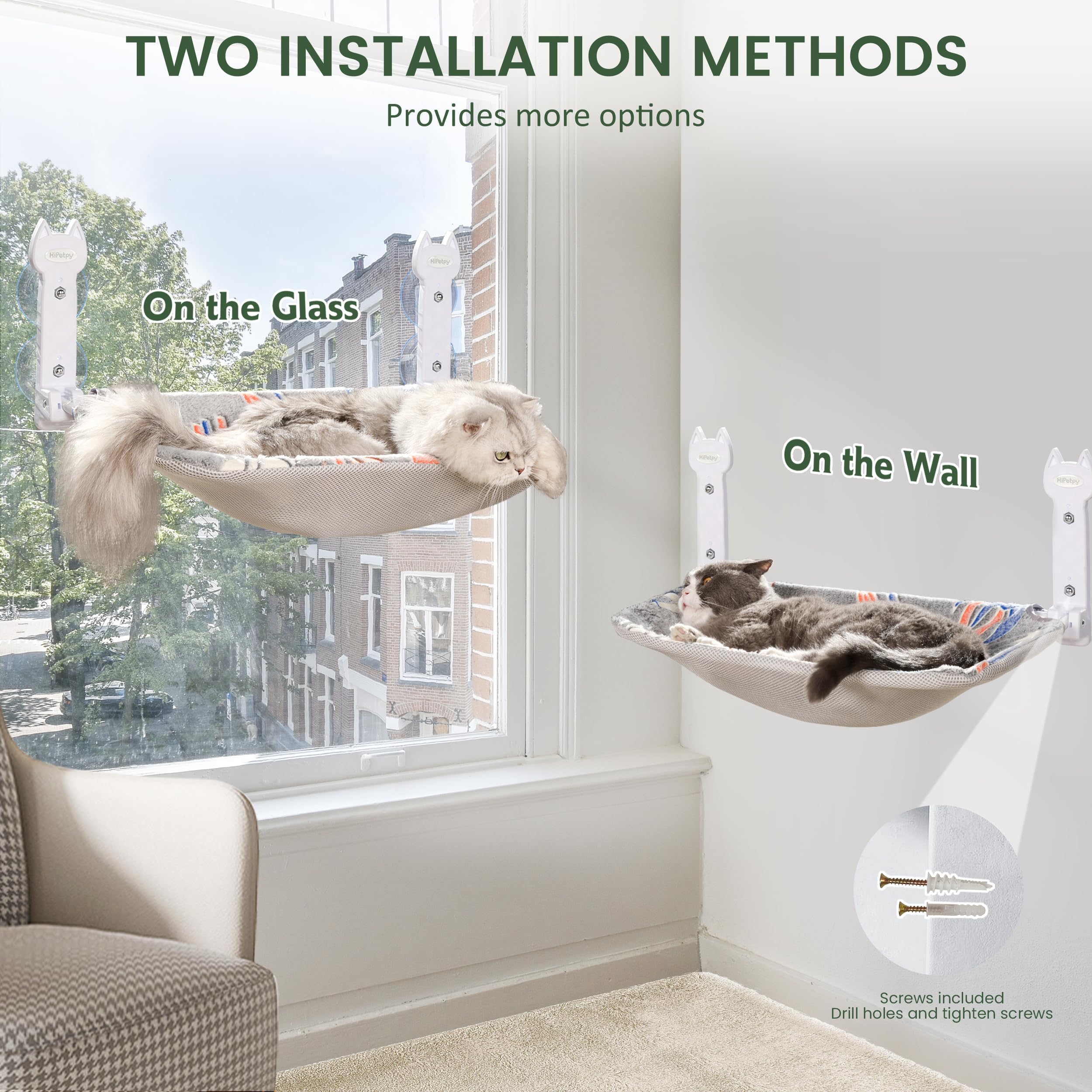 HiPetpy reposo ideal para ver el exterior y observar aves.