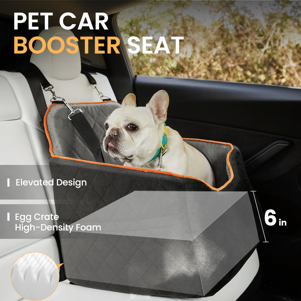 HiPetpy asiento con correa de seguridad para evitar movimientos del perro