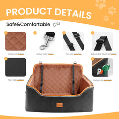 HiPetpy funda lavable del asiento para perros, limpieza fácil.