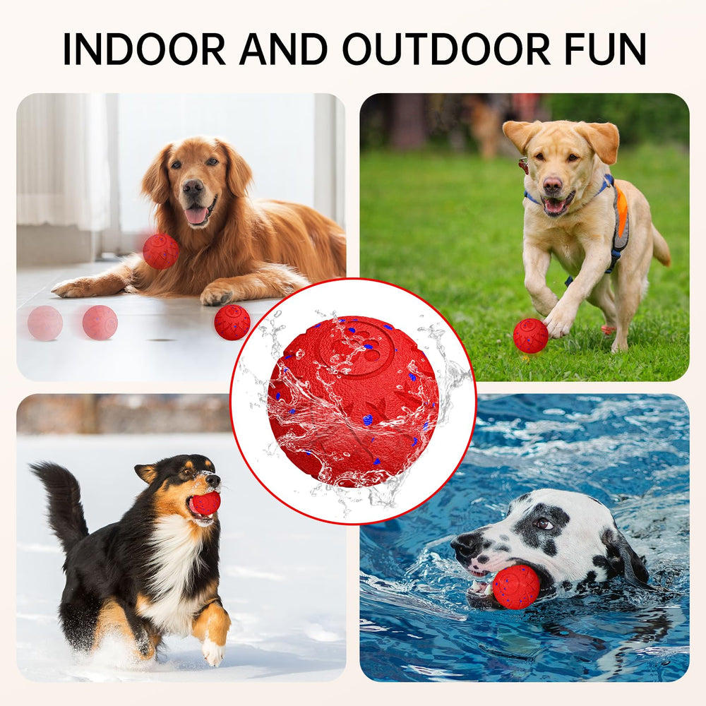 Hipibbo Pelota de 80 mm para perros medianos y grandes, tamaño ideal.