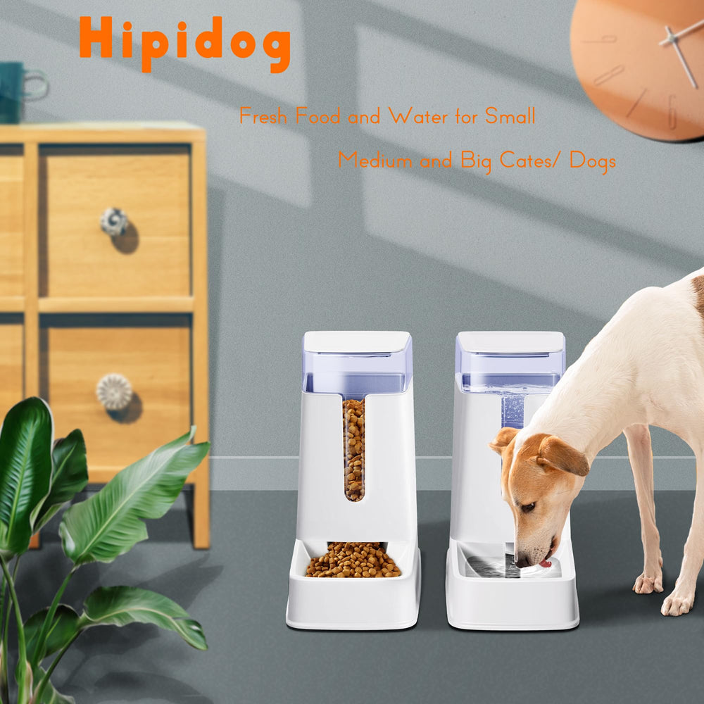 Hipidog conjunto dos en uno, solución práctica para comida y agua