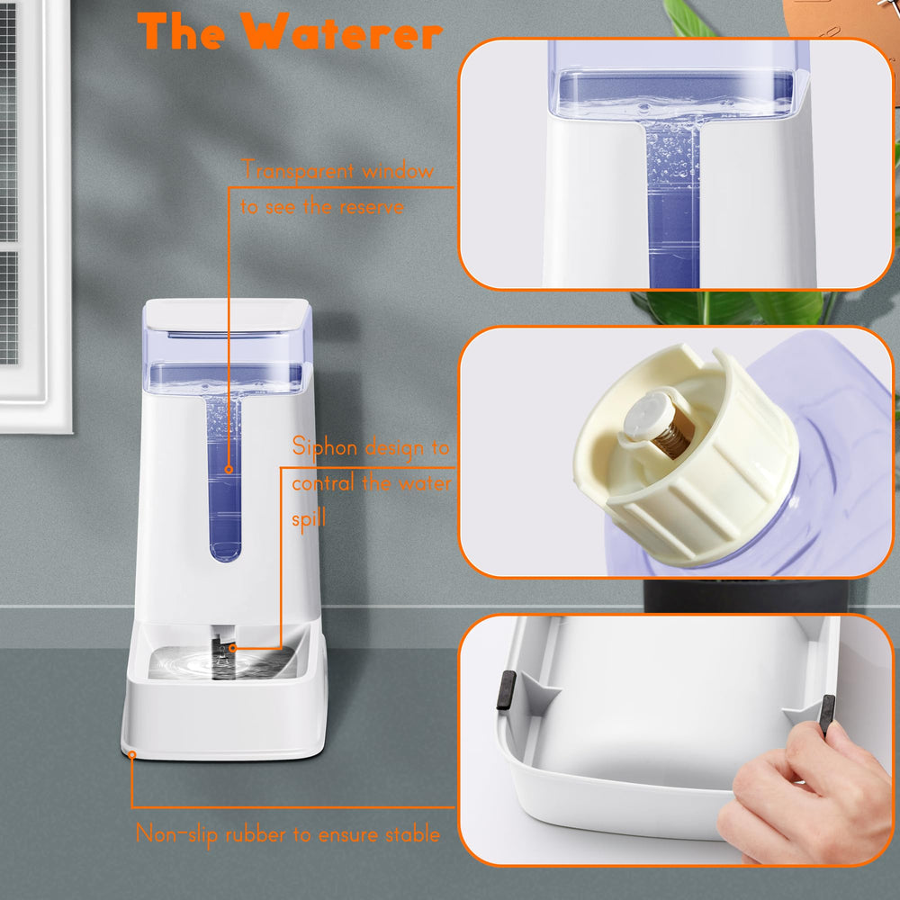 Hipidog sistema de sifón para agua con cierre automático