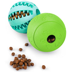 HIPPIH bola puzzle azul para perro, fomenta juego con premios